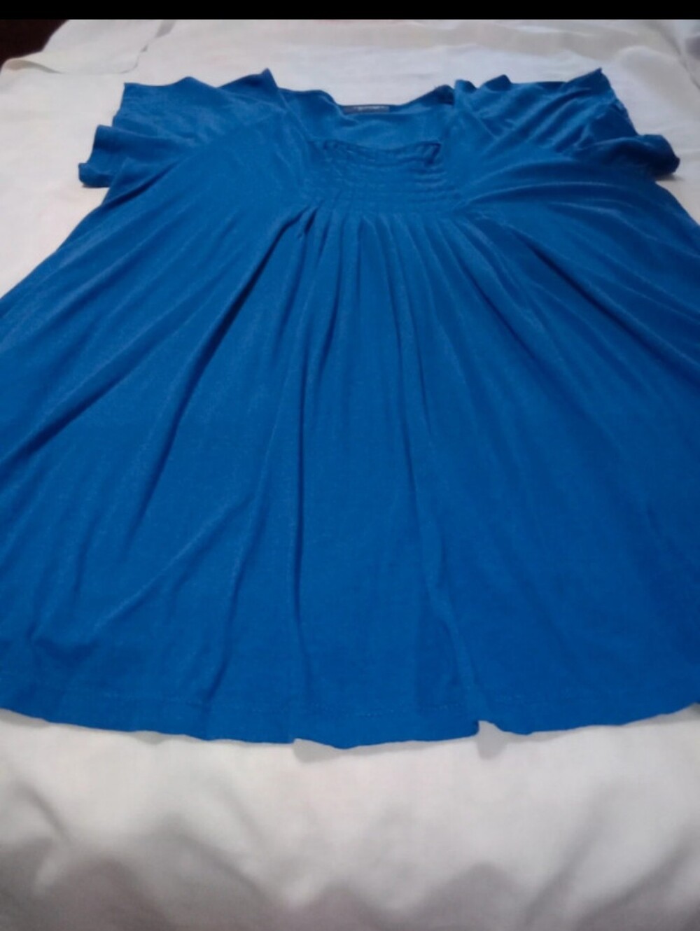 Swimsuits For All Bright Blue Womens Swim Suit Cover Up/Dress